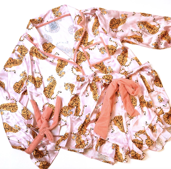 Pink Leopard Pajama Set