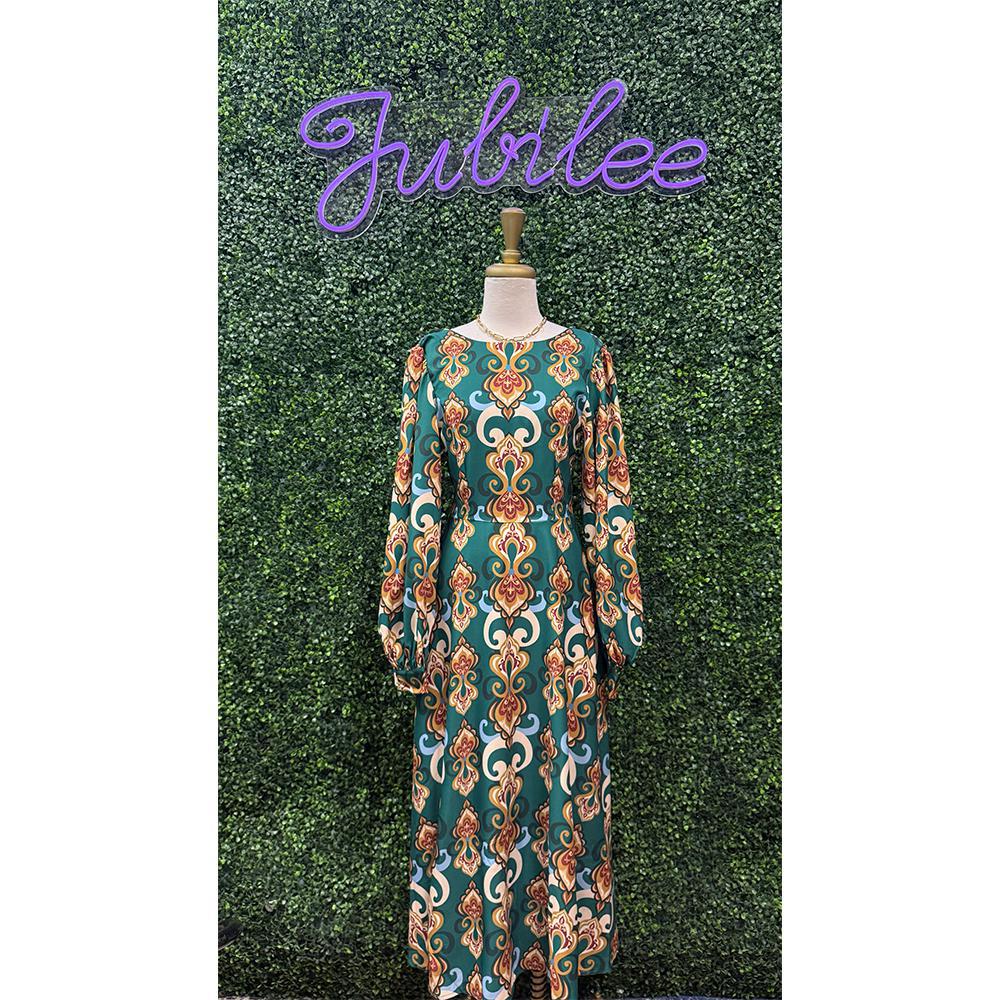 Dani Bloom Woven Midi Dress