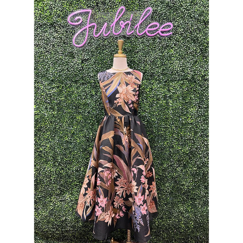 Juliette Foliage Whisper Midi Dress