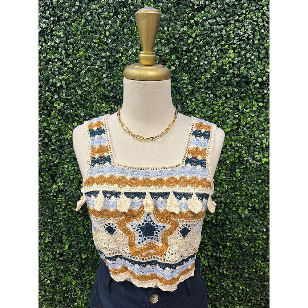 Harper Crochet Crop Top