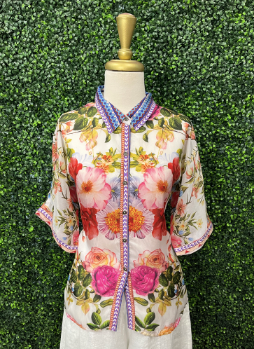 Rosalie Floral Embroidered Top