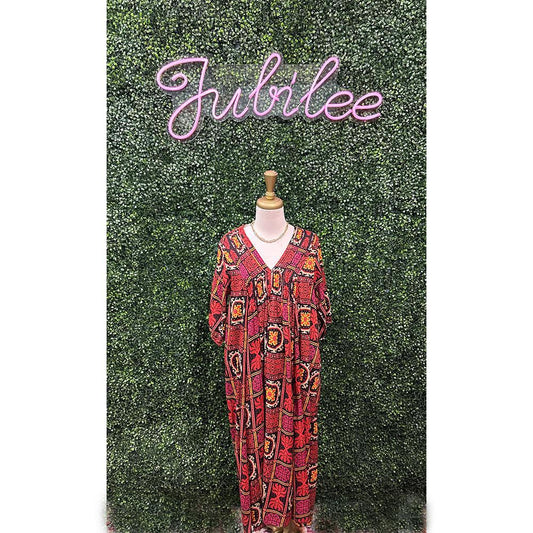 Red&Black Skye Maxi Dress