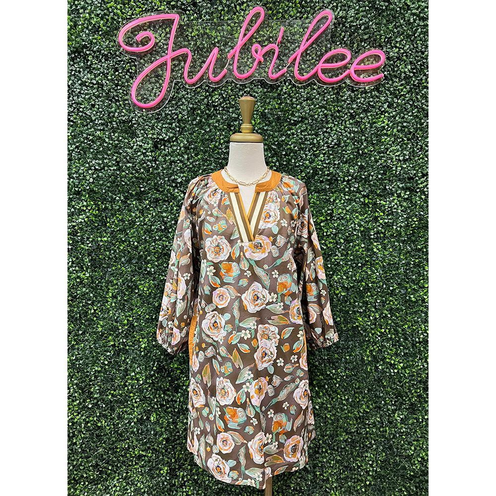 Vintage Camellia Mini Dress