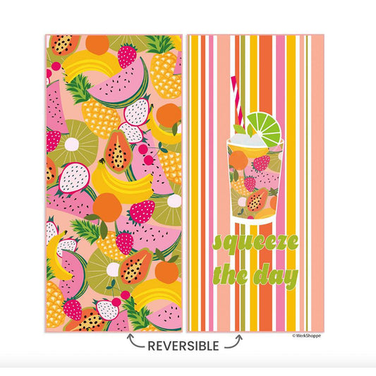 Squeeze The Day Go Big Microfiber Go Beach Towel
