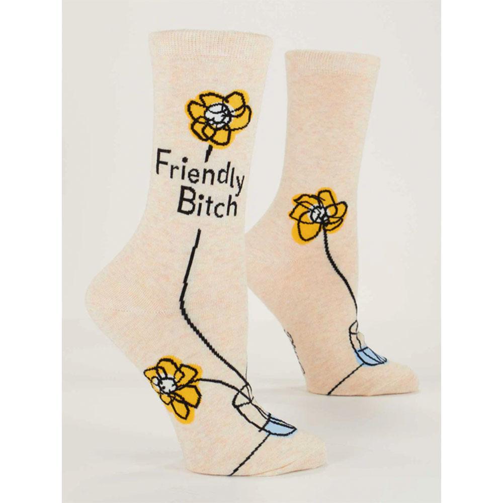 Friendly Bitch Crew Socks