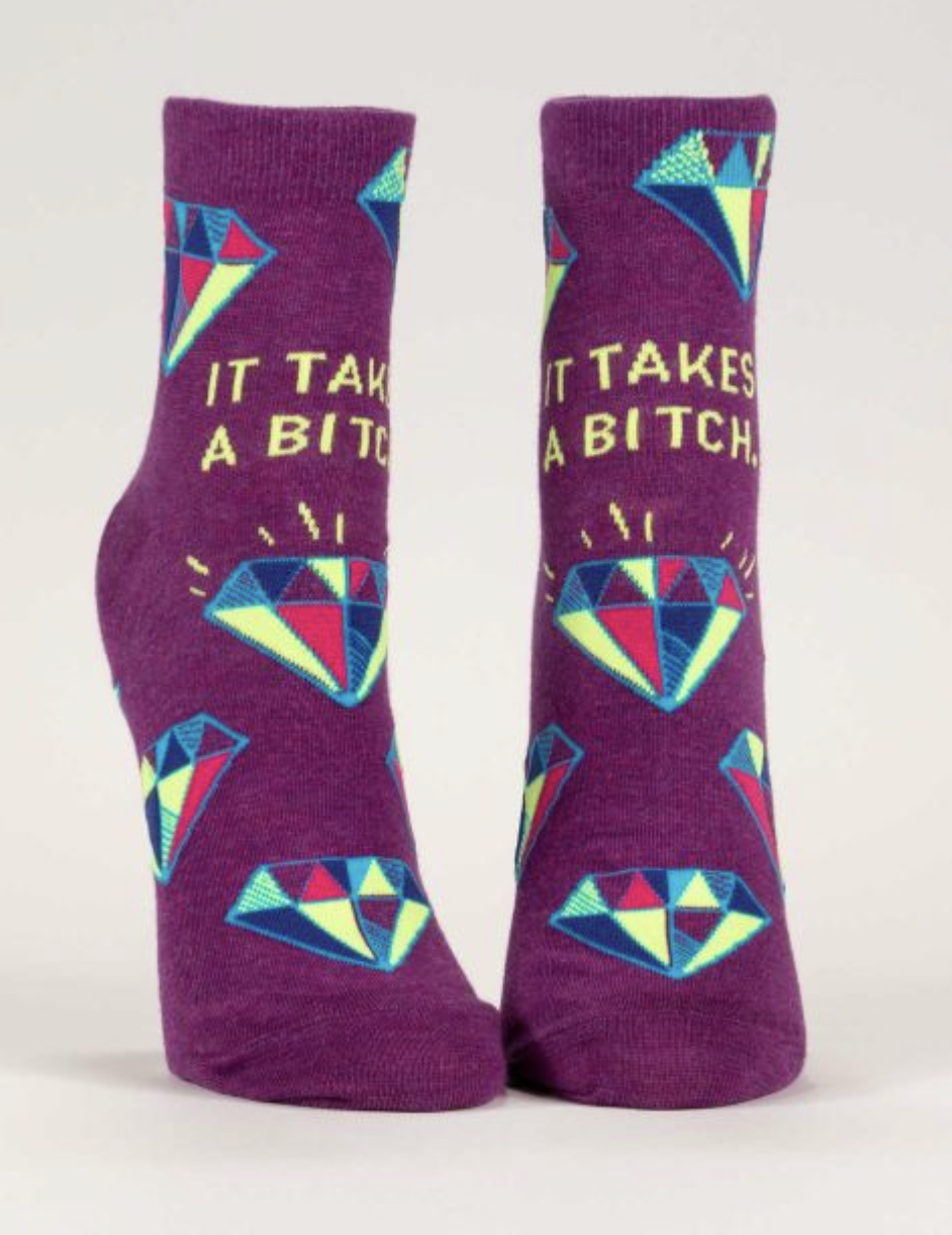 It Takes B*itch Ankle Socks