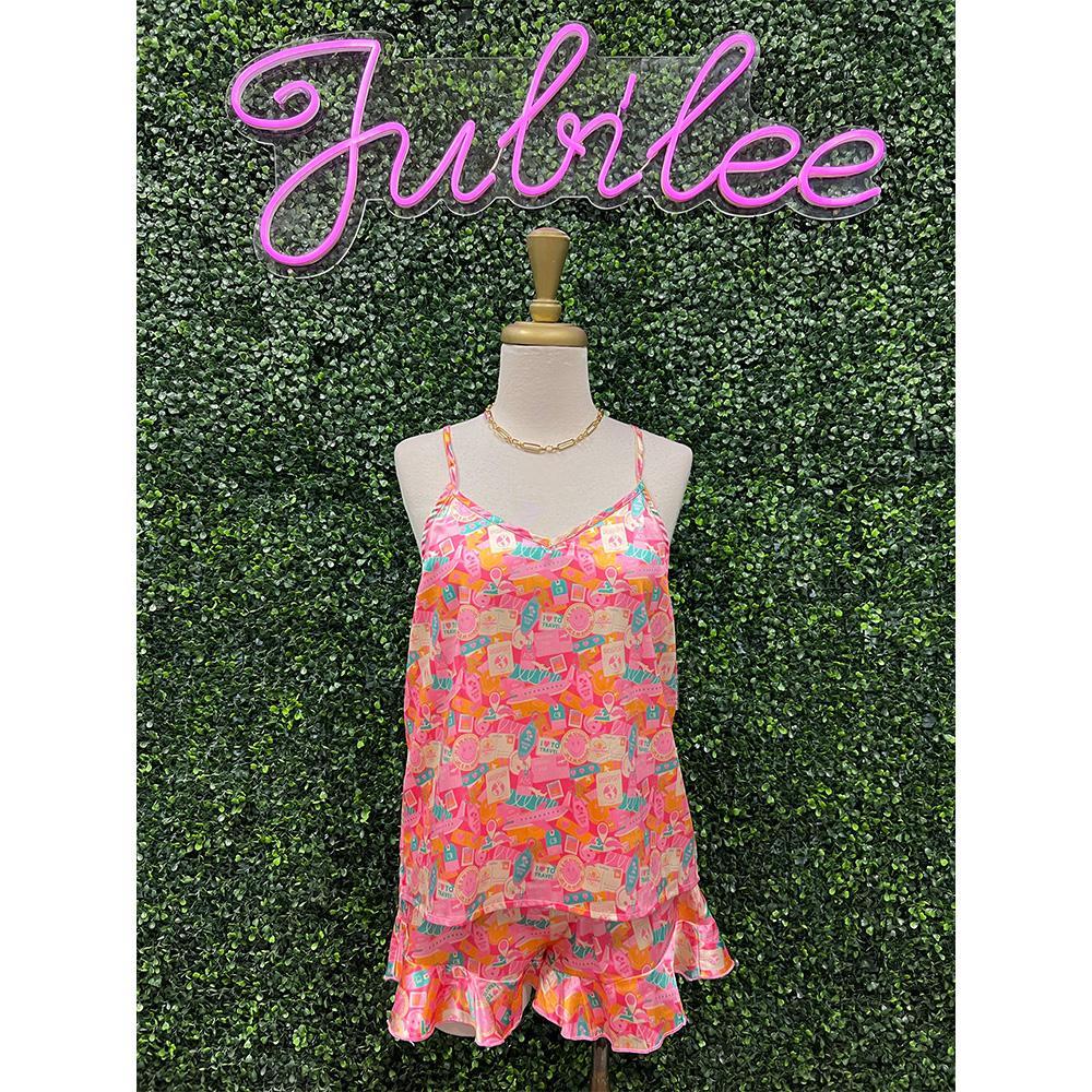 Sweet Getaway Pajama Tank Set