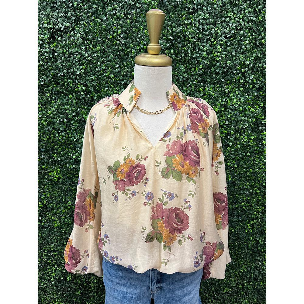 Ecru Blossom Blouse