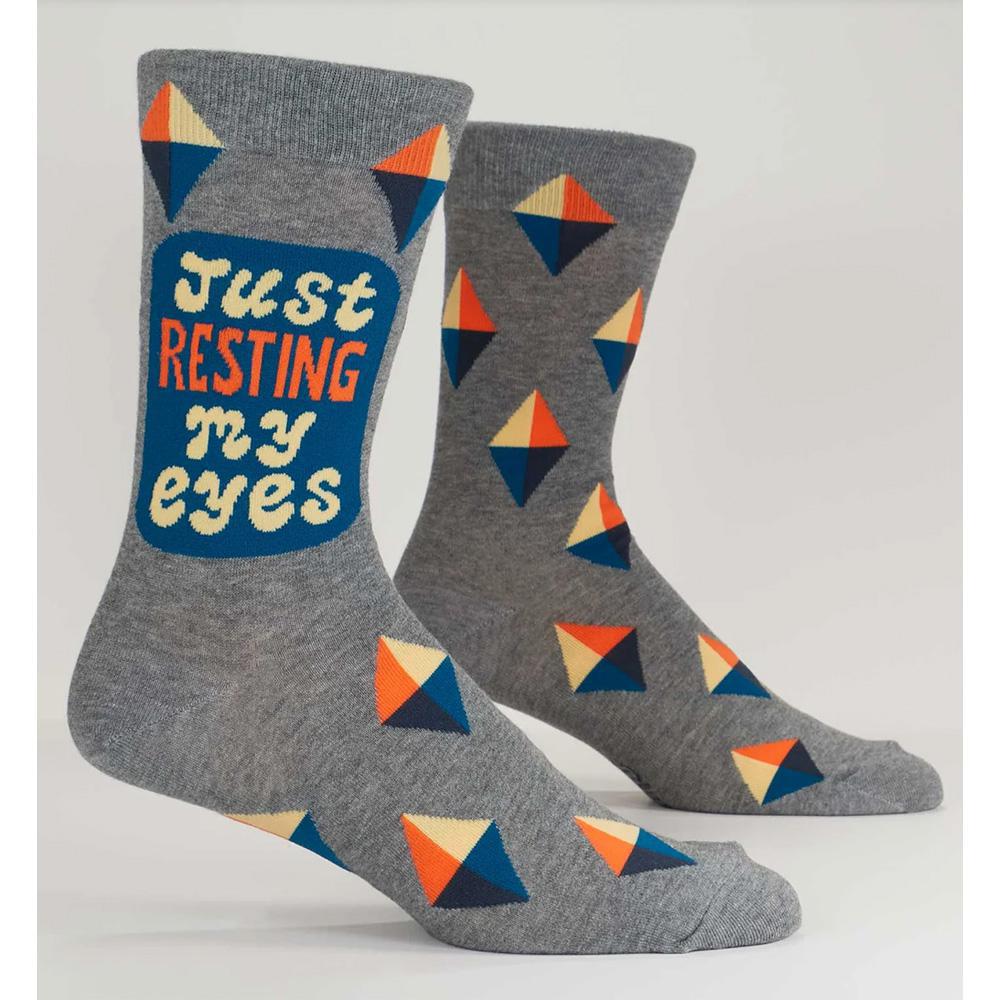 Just Resting My Eyes Men's Crew Socks