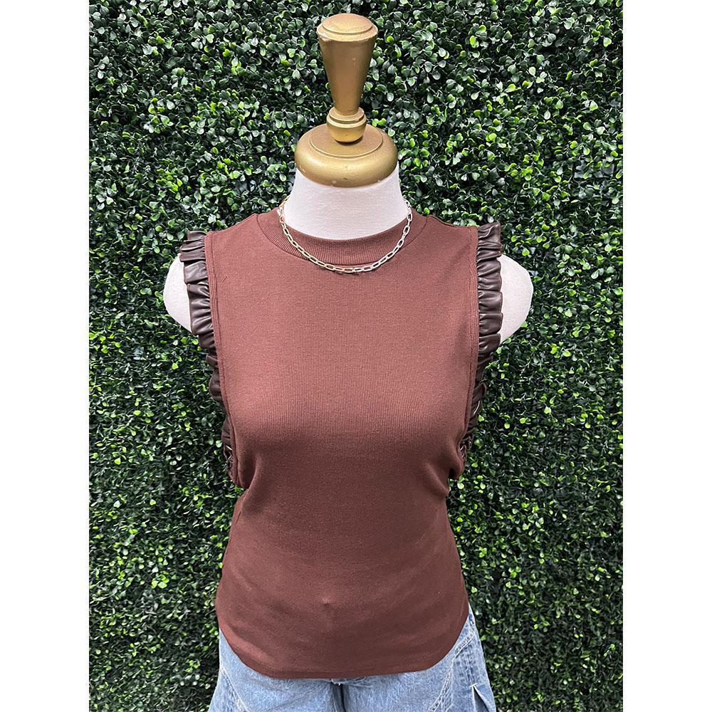 Shaved Chocolate Bridget Novelty Top
