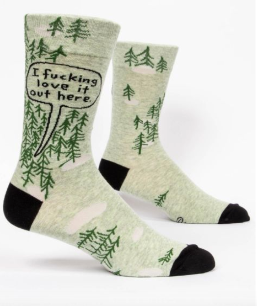 I F*cking Love It Out Here Men's Socks by Blue Q