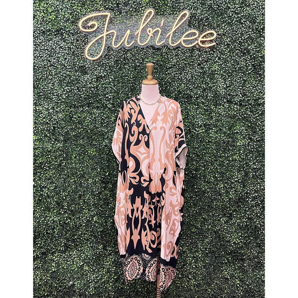 Esme Tan Print Dress