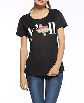 TX Y'all Sequin Tee