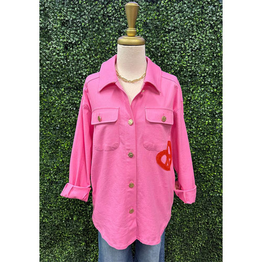 Irene Hot Pink Dove of Peace Shirt
