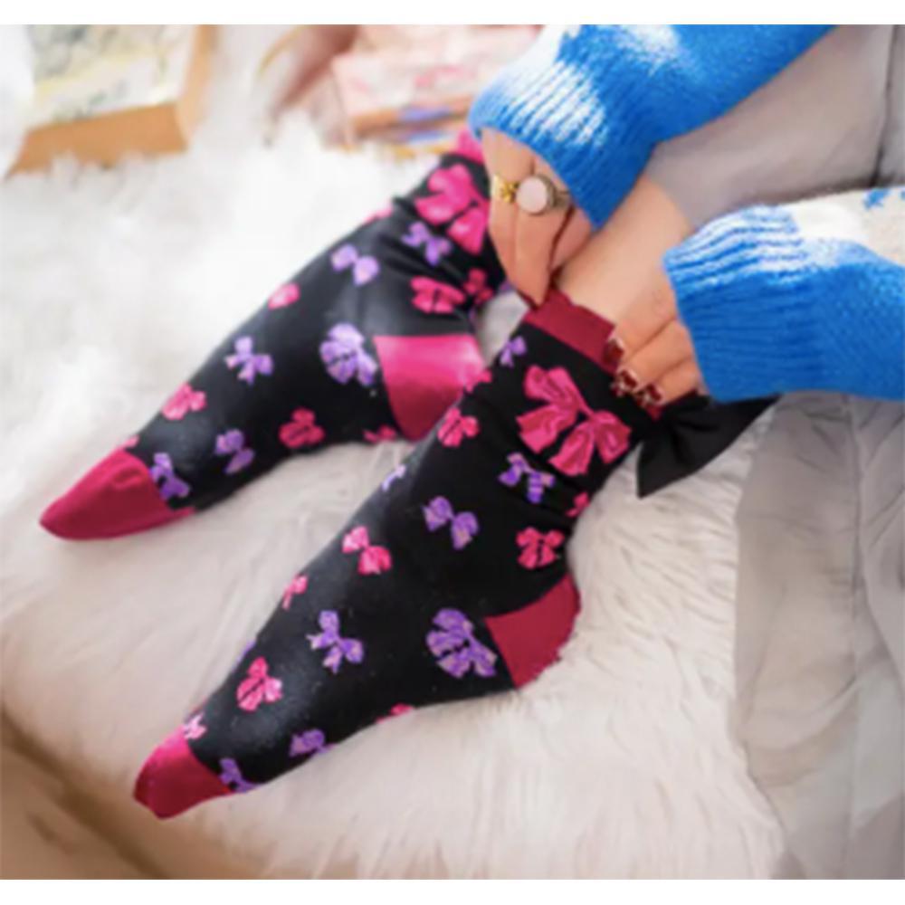Big Bow Energy Ruffle Ankle Sock