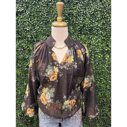 Chocolate Blossom Blouse