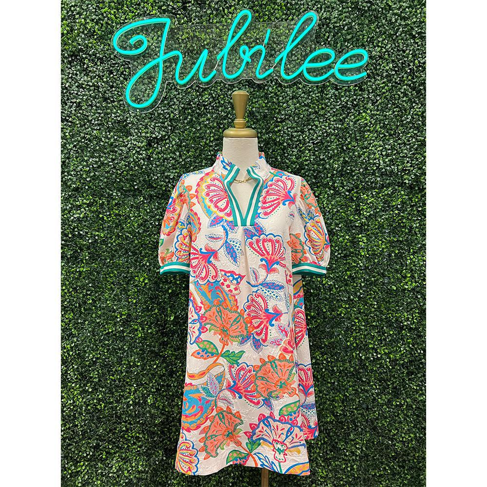 Beeba Paisley Mini Dress