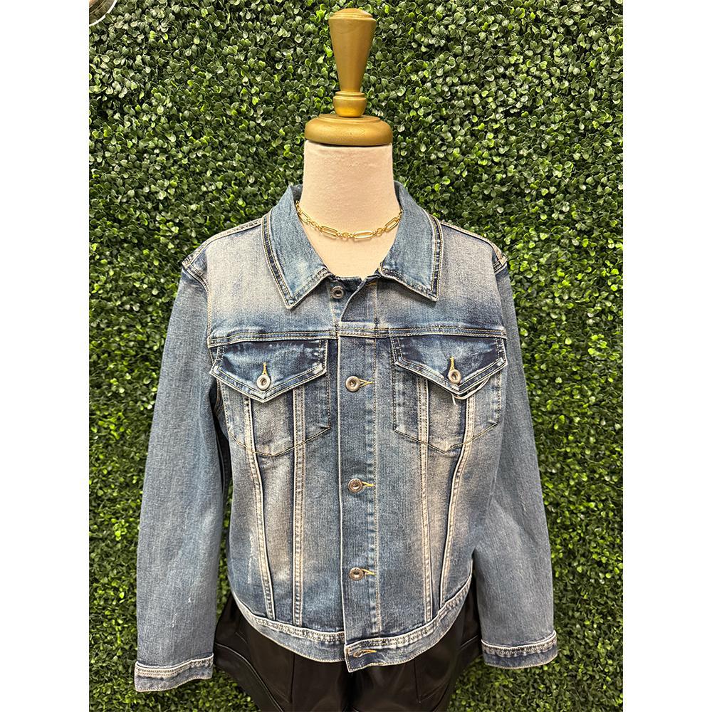 Pizi Embroidered Denim Jacket