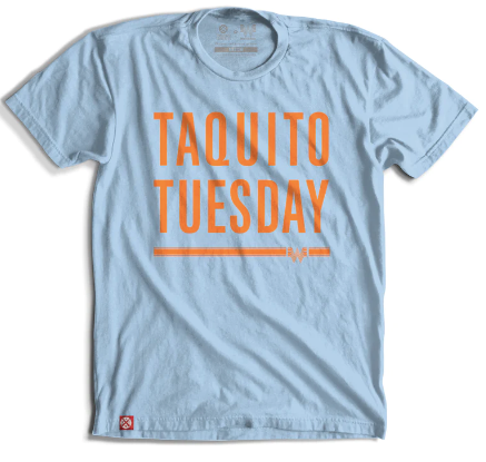 Ice Blue Taquito Tuesday Tee