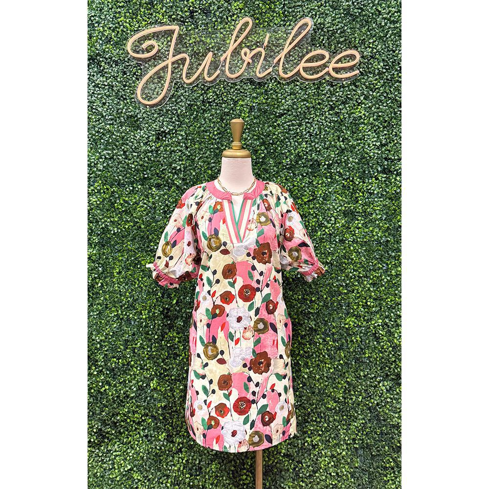 Liv Floral Poplin Mini Dress