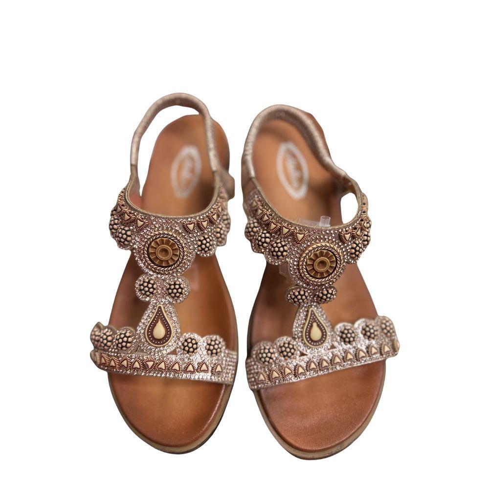 Diana Champagne Brown Sandals