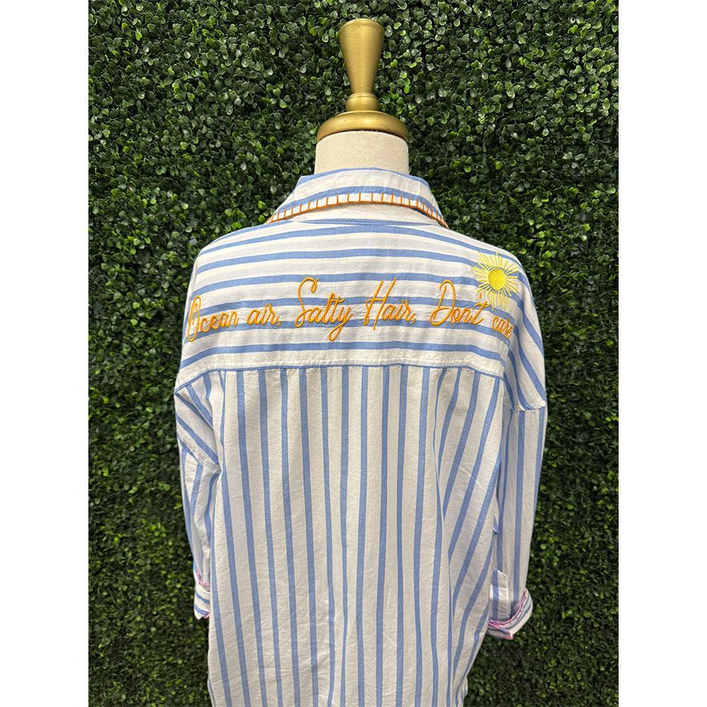 "Beach/Ocean Air" Cover-Up Shirt