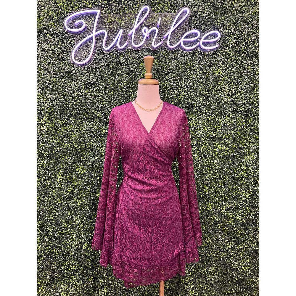 Fairy Boho Lace Wrap Dress