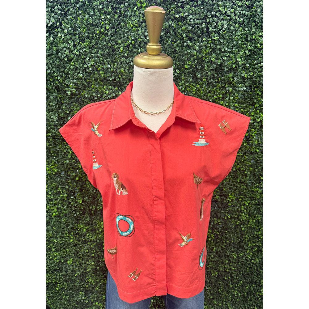 Sailing Away Flutter Top