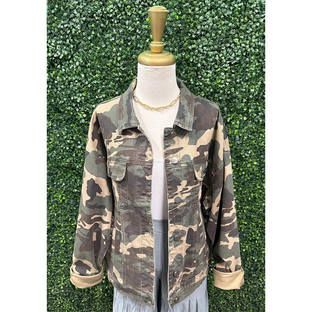 Camo Oversized Risen Jacket