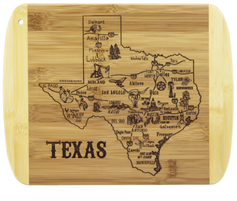 Slice of Life Texas Cutting Board