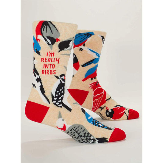 I'm Really Into Birds M-Crew Socks