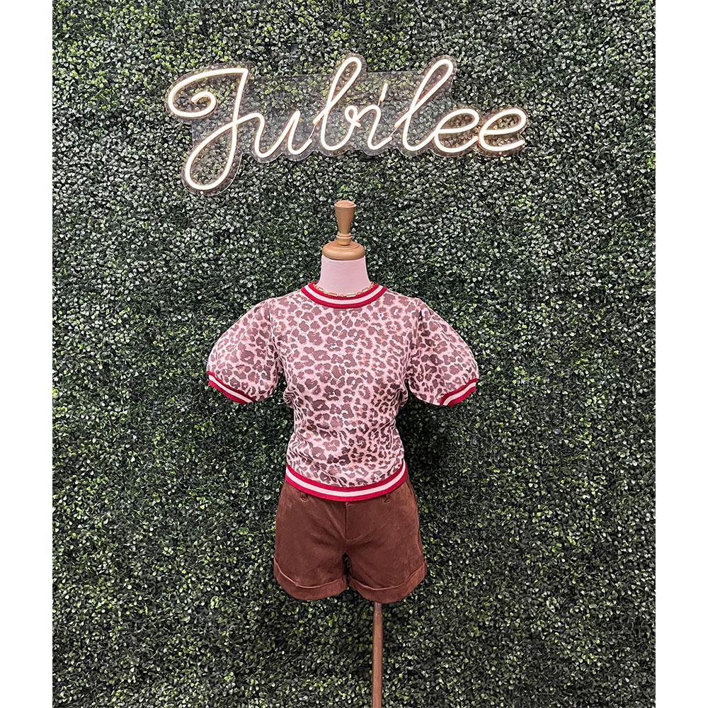 Presley Chocolate Faux Suede Short