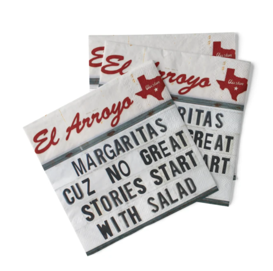 Salad Stories El Arroyo Cocktail Napkins