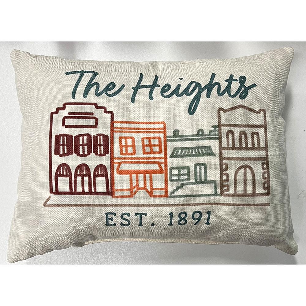 Main Street Hometown Fall Tone Pillow