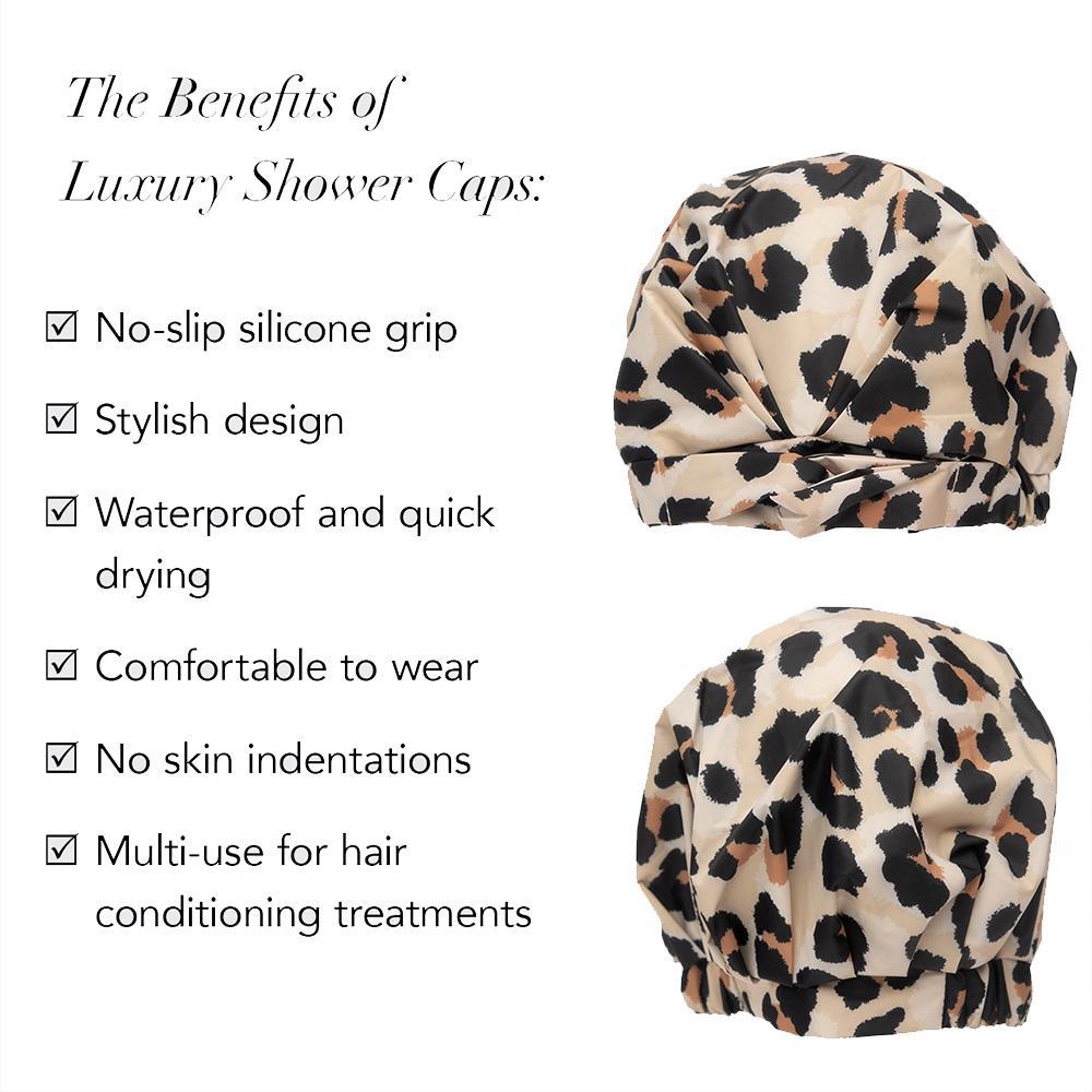 Leopard Luxury Shower Cap