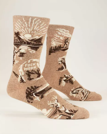 F*CK WORK MEN'S SOCKS