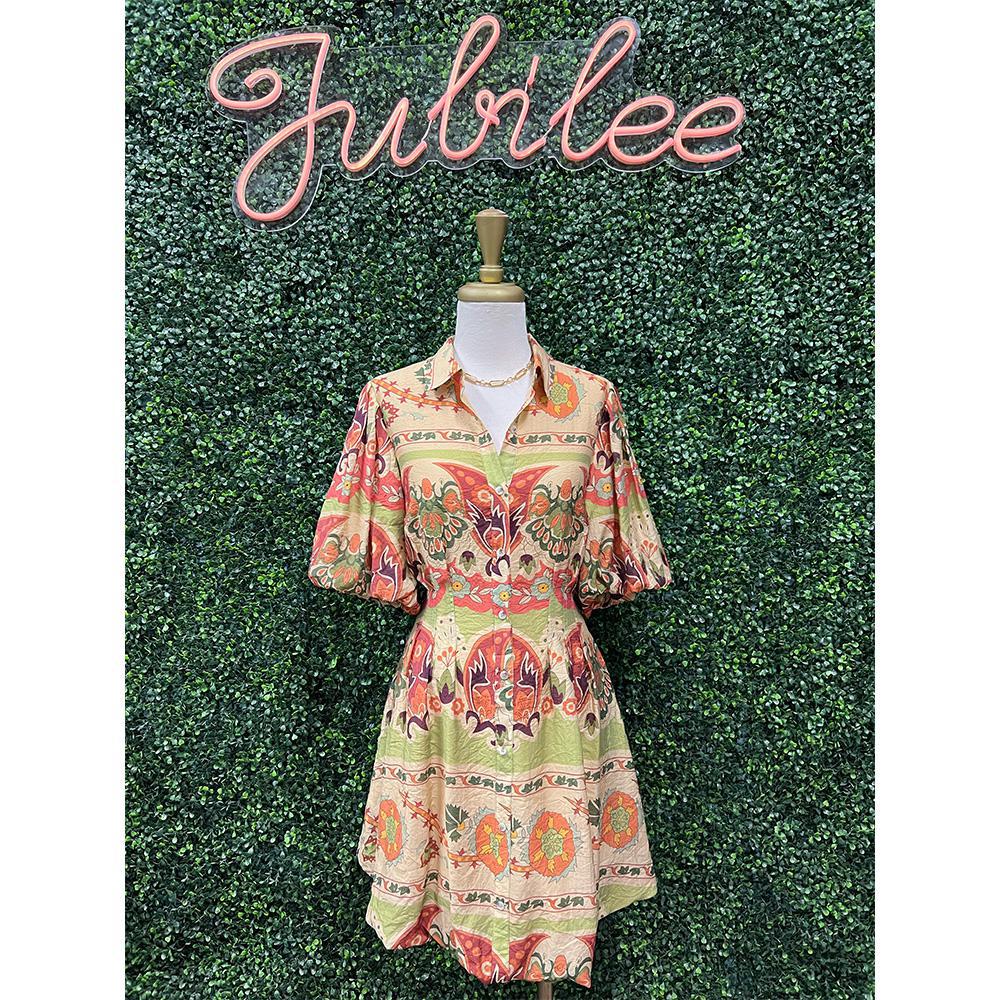 Olivia Olive Mix Dress