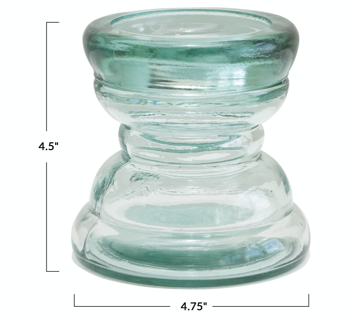 Recycled Glass Candle Holder