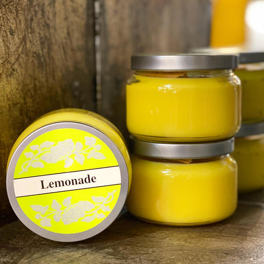 Square Candles - 8oz Soy Wax Jar Lemonade