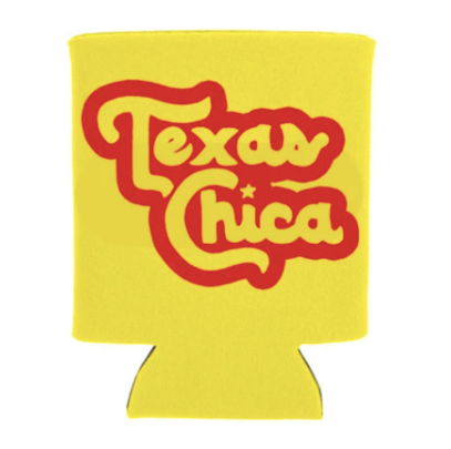 Texas Chica Yellow Stack Koozie