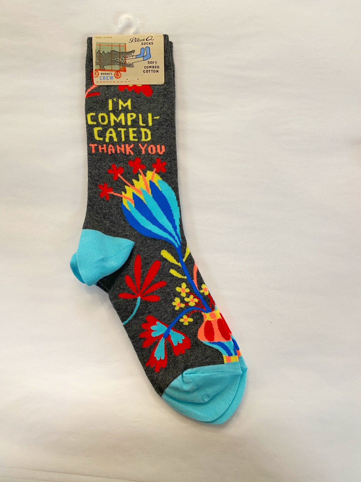 I'm Complicated Thank You Women's Socks by Blue Q