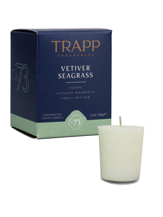 Trapp Vetiver Seagrass Votive Candle No. 73
