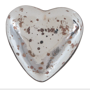Mercury Glass Heart
