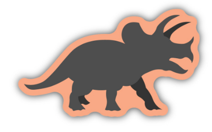 Triceratops Sticker