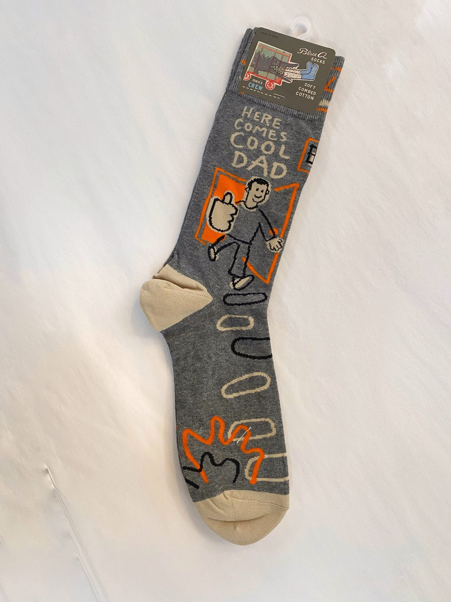 Here Comes Cool Dad Men's Socks by Blue Q