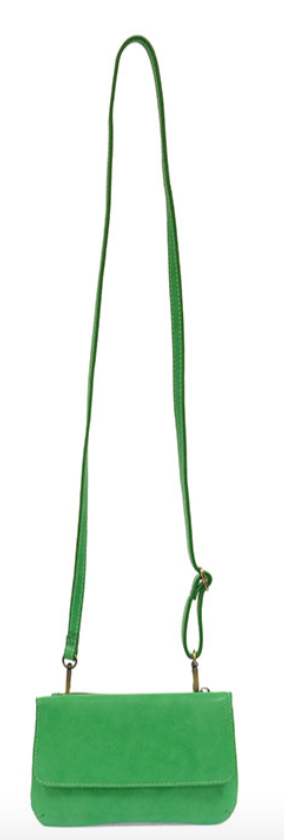 Green Evie Crossbody Organizer Bag
