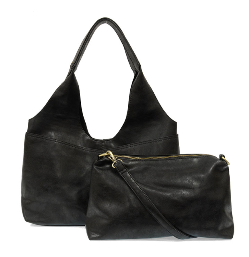 Black Val Hobo Bag