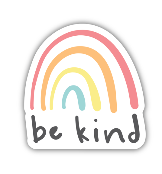 Be Kind Rainbow Sticker