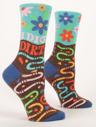 I Dig Dirt Women's Crew Socks