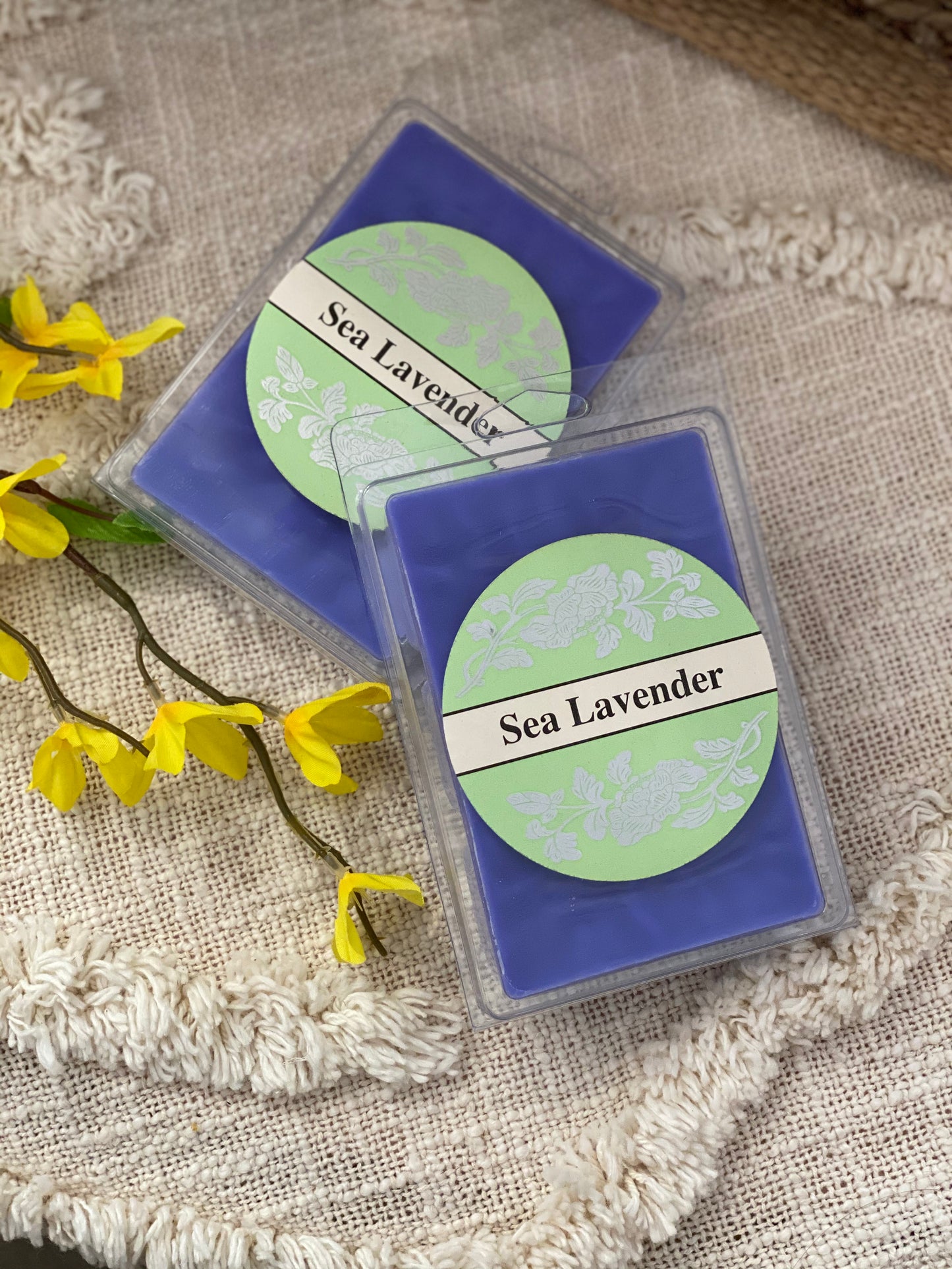 Square Candles Tarts - Sea Lavender